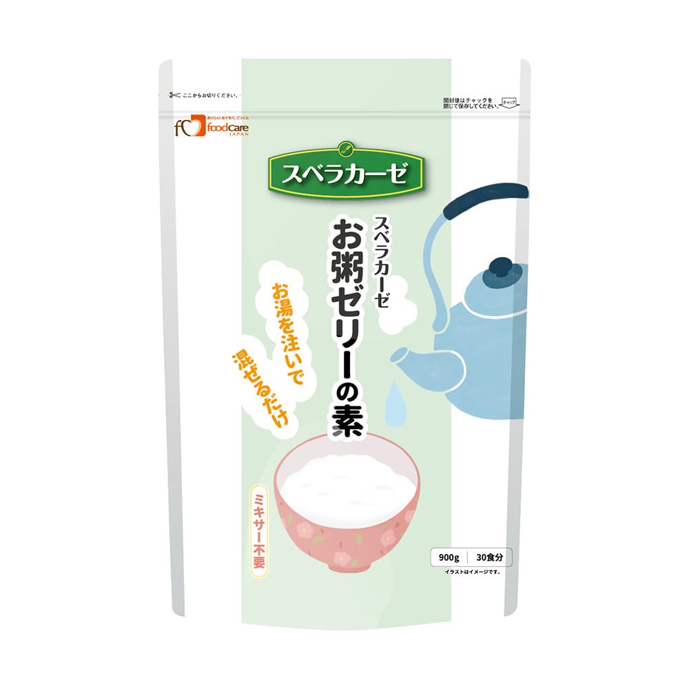 フードケア お粥ゼリーの素（スベラカーゼ）30食分 1箱（8袋入） 1箱※軽 (ご注文単位1箱）【直送品】