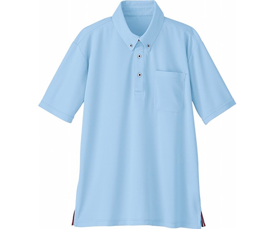 WHISEL（自重堂） 半袖BDポロシャツ サックス S WH90418 1枚（ご注文単位1枚）【直送品】