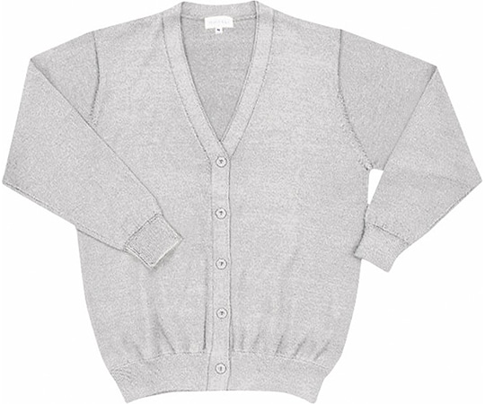 WHISEL（自重堂） カーディガン ライトグレー 4L WH90019 1枚（ご注文単位1枚）【直送品】