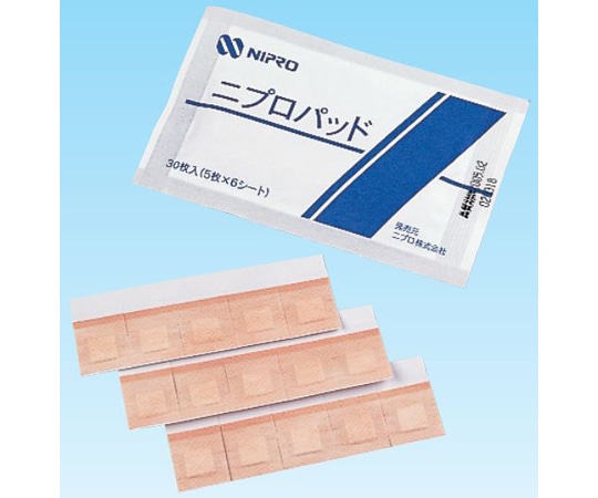 ニプロ ニプロパッドR 50パッチ 1袋(30枚入) 11746 1袋(ご注文単位1袋)【直送品】