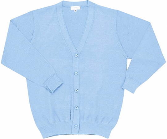 WHISEL(自重堂) カーディガン サックス 4L WH90019 1枚(ご注文単位1枚)【直送品】