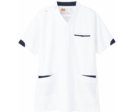 WHISEL(自重堂) 男女兼用スクラブ ホワイト 3L WH11985 1枚(ご注文単位1枚)【直送品】