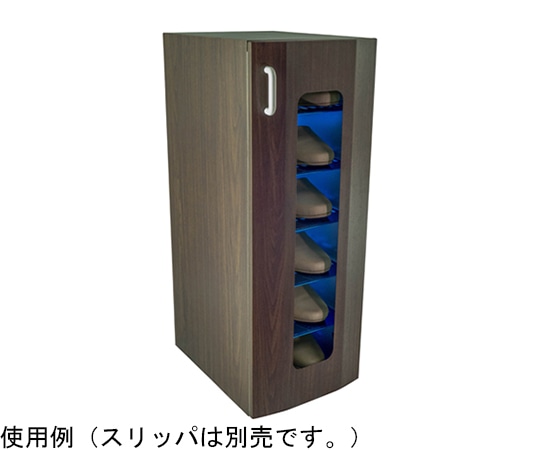 東邦歯科産業 UVクリーン キュート6足 光触媒・殺菌灯仕様 左取手 総木目調 ウォールナット  1台（ご注文単位1台）【直送品】
