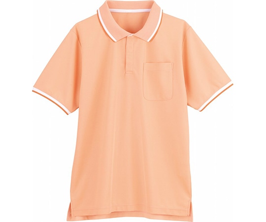 WHISEL（自重堂） 半袖ポロシャツ コーラルオレンジ L WH90318 1枚（ご注文単位1枚）【直送品】