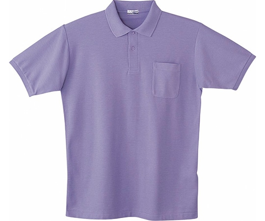 WHISEL（自重堂） 半袖ポロシャツ パープル LL 24414 1枚（ご注文単位1枚）【直送品】