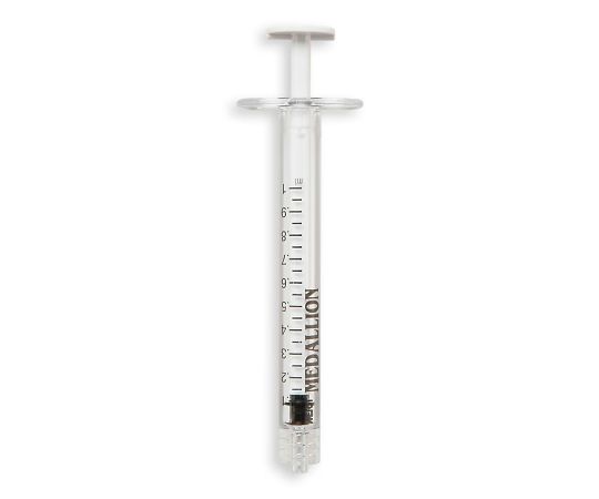 メリットメディカル メダリオンシリンジ 1mL 白 1箱(25個入) MSS011E 1箱(ご注文単位1箱)【直送品】