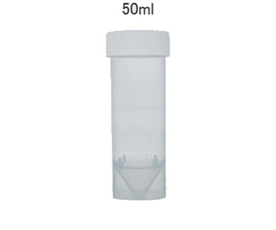 ユーケンサイエンス 喀痰容器 50mL 滅菌 5本×50袋入 TYS-50MLS 1箱（ご注文単位1箱）【直送品】