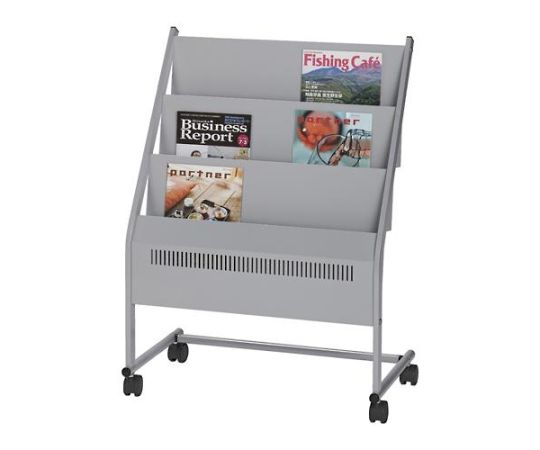アズワン 700x390x 950mm/3段 マガジンスタンド EA954LB-51 1個（ご注文単位1個）【直送品】