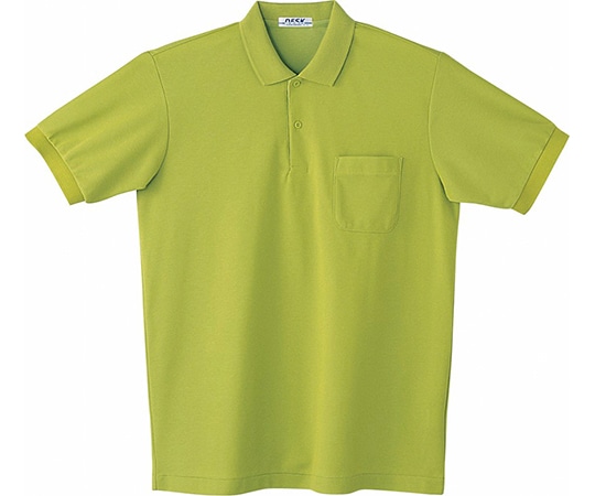 WHISEL（自重堂） 半袖ポロシャツ ライト グリーン M 17 1枚（ご注文単位1枚）【直送品】
