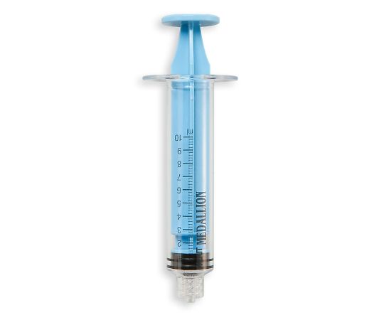 メリットメディカル メダリオンシリンジ 10mL 薄青 1箱(25個入) MSS111-LBE 1箱(ご注文単位1箱)【直送品】