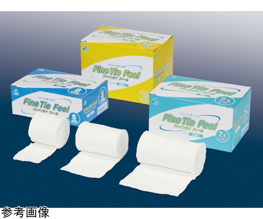 エフスリィー ファインタイFeel（弾力包帯）5cm×4.5m 1ケース（6巻×10箱入）  1ケース（ご注文単位1ケース）【直送品】
