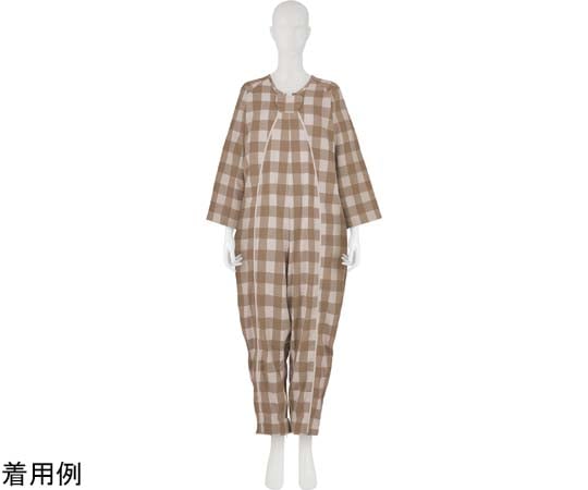 竹虎 フドーねまきA 厚手 L チェックベージュ 107094 1枚(ご注文単位1枚)【直送品】