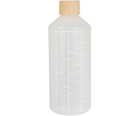 金鵄製作所 K投薬瓶 400mL セーフティキャップ 白色目盛 50本入 24250-084 1箱(ご注文単位1箱)【直送品】