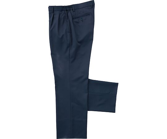 KAZEN メンズスラックス ネイビー LL 252-28 LL 1枚(ご注文単位1枚)【直送品】