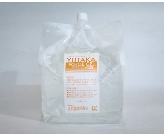 ユタカ エコー用ジェル 高粘度 3kg×2個入 1ケース(ご注文単位1ケース)【直送品】