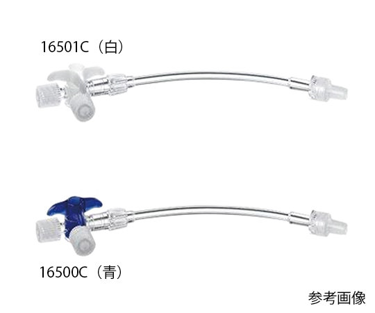 ニプロ ディスコフィックスC 三方活栓 青 3バー 360° 延長チューブ500mm 1箱(50個入) 17514 1箱(ご注文単位1箱)【直送品】