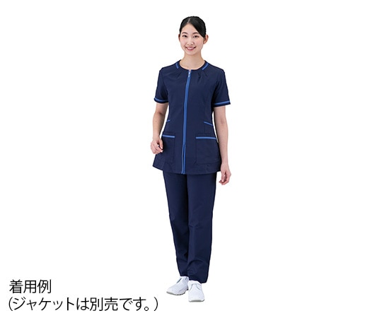 サンアロー レディスパンツ ネイビー 3L 844-48 3L 1枚(ご注文単位1枚)【直送品】