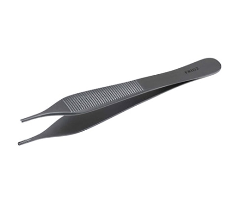 日本フリッツメディコ アドソン・ブラウン ピンセット 12cm A045-0697B 1本(ご注文単位1本)【直送品】