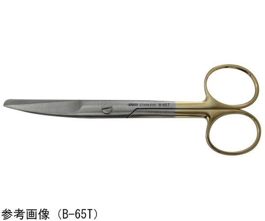 NAPOX 超硬チップ付反剪刀 片鋭片鈍 165mm B-65-T-165 1個(ご注文単位1個)【直送品】