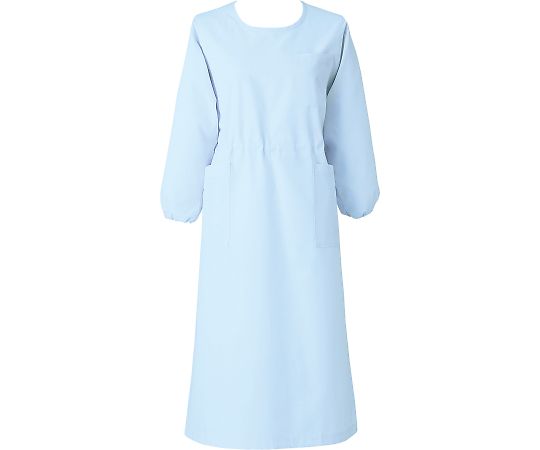 KAZEN 予防衣 七分袖 サックス 3L 140-31 3L 1枚(ご注文単位1枚)【直送品】
