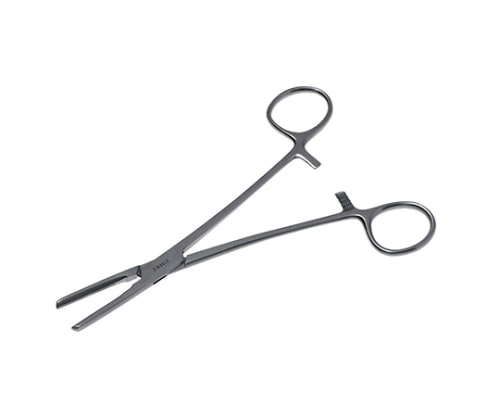 日本フリッツメディコ チューブ鉗子 アヤスジ・J 12cm F081-1193 1個（ご注文単位1個）【直送品】
