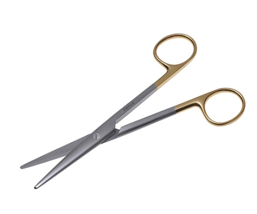 日本フリッツメディコ T/Cメーヨ・スティーレ剪刀 15cm 直 B022-015X 1個（ご注文単位1個）【直送品】