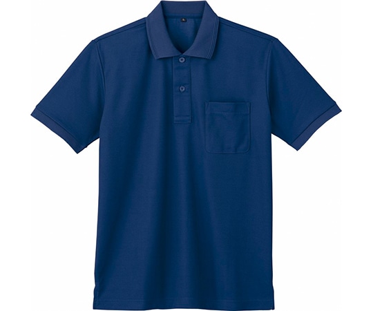 WHISEL（自重堂） 半袖ポロシャツ ネービー L 85874 1枚（ご注文単位1枚）【直送品】