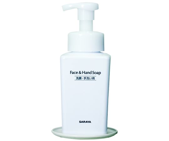 サラヤ Face&Hand Soap PET容器 400mL SB-400FF型 泡ポンプ付 1ケース(12個入) 21264 1ケース(ご注文単位1ケース)【直送品】
