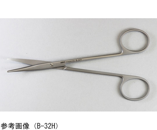 NAPOX 細型解剖用反剪刀 160mm B-32-160 1個（ご注文単位1個）【直送品】