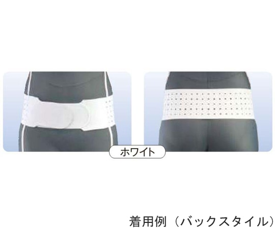 アシスト 丸型骨盤バンド スレンダー ホワイト SM 00364 1本（ご注文単位1本）【直送品】