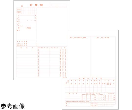 金鵄製作所 カルテ1号 A4 90kg 社保 k-005（保険証コピー用） 500枚入 41012-501 1箱（ご注文単位1箱）【直送品】