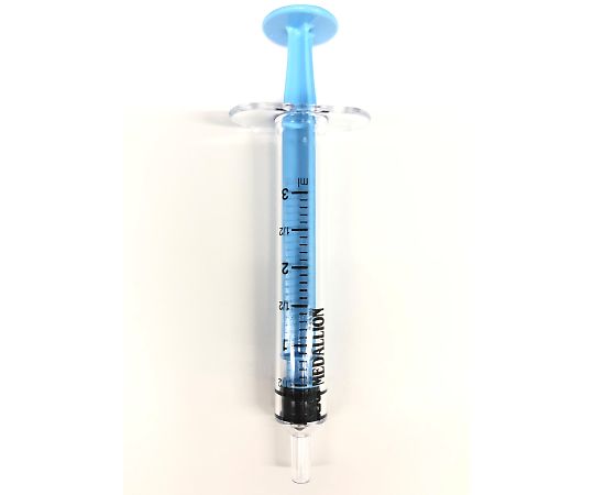 メリットメディカル メダリオンシリンジ 3mL 薄青 スリップルアー 1箱(25個入) K01-02032E 1箱(ご注文単位1箱)【直送品】