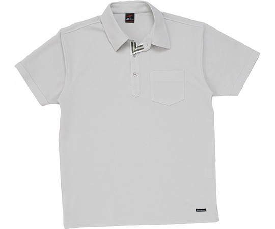 WHISEL（自重堂） 半袖ポロシャツ シルバー SS 85214 1枚（ご注文単位1枚）【直送品】