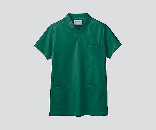 住商モンブラン スクラブ （男女兼用/右肩口スナップボタン） ダークグリーン/3L  72-618 3L 1枚（ご注文単位1枚）【直送品】
