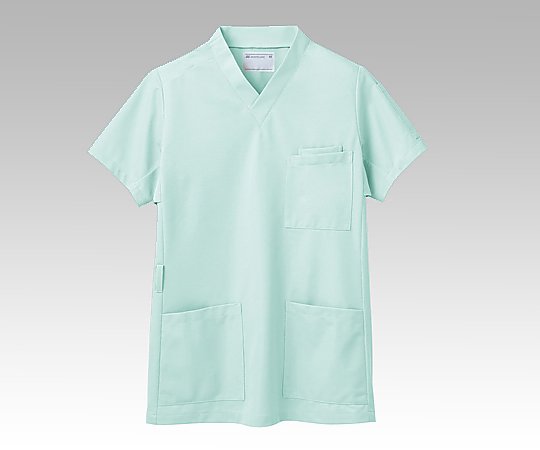 住商モンブラン スクラブ （男女兼用/右肩口スナップボタン） ミント/L  72-617 L 1枚（ご注文単位1枚）【直送品】