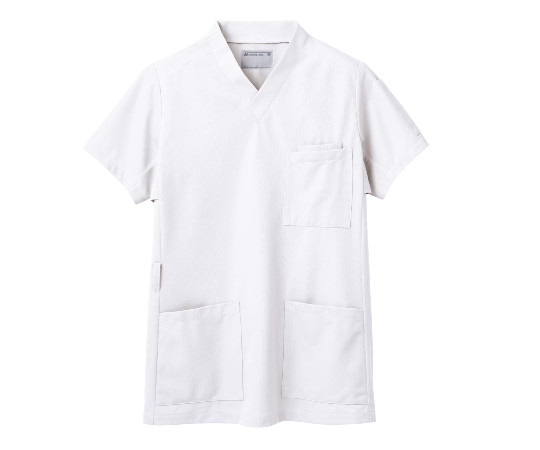 住商モンブラン スクラブ 兼用 半袖 白 5L 72-611 1枚(ご注文単位1枚)【直送品】
