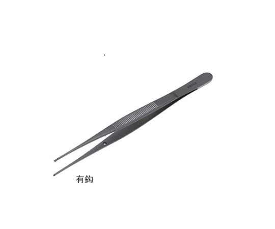 日本フリッツメディコ セムケン ピンセット 15.5cm 有鈎 A044-0676 1本(ご注文単位1本)【直送品】