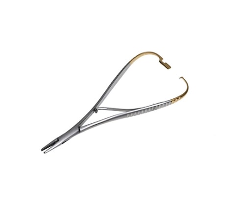 日本フリッツメディコ T/Cマッチュー持針器 14cm E014-014X 1個（ご注文単位1個）【直送品】