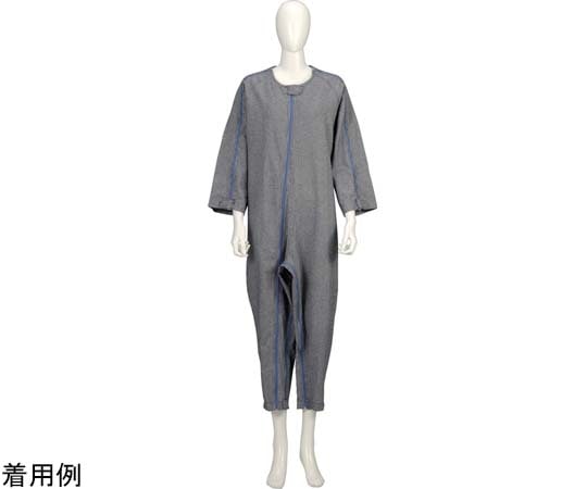 竹虎 ソフトケアねまき 厚手 紺 LL 105985 1枚（ご注文単位1枚）【直送品】