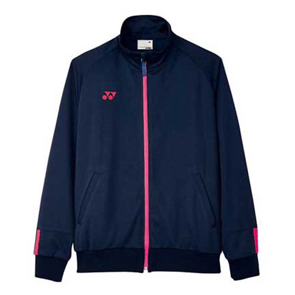 YONEX（トンボ） ケアワークジャケット ネイビー×ピンク 4L（身丈75cm） CY100-11 4L 1枚（ご注文単位1枚）【直送品】