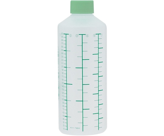 金鵄製作所 K投薬瓶 300mL ノーマルキャップ(ライトグリーン:竹) 緑色目盛 50本入 20240-030 1箱(ご注文単位1箱)【直送品】