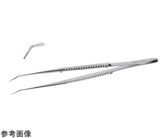 Leprex 先曲りマイクロ無鈎ピンセット（パーソン型） 95mm LMA-65 1個（ご注文単位1個）【直送品】