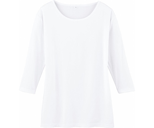 WHISEL（自重堂） 七分袖起毛インナー ホワイト LL WH90129 1枚（ご注文単位1枚）【直送品】