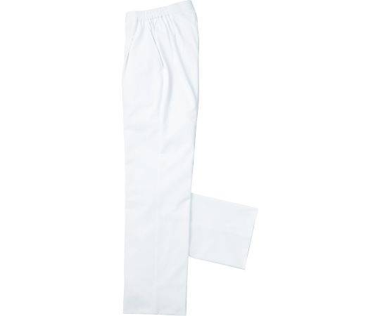 KAZEN レディススラックス 白 4L 163-20 4L 1枚（ご注文単位1枚）【直送品】