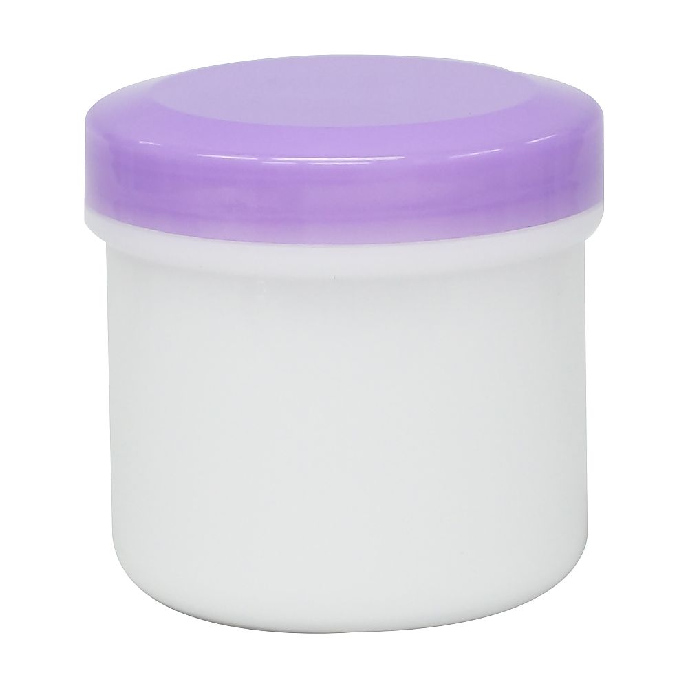 金鵄製作所 軟膏壷（軟膏容器・定量タイプ）100mL 紫 20個 AT100F-11 1袋（ご注文単位1袋）【直送品】