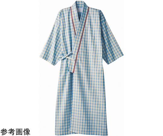 住商モンブラン 患者衣 兼用 8分袖 サックス/ベージュ S 59-411 S 1枚（ご注文単位1枚）【直送品】