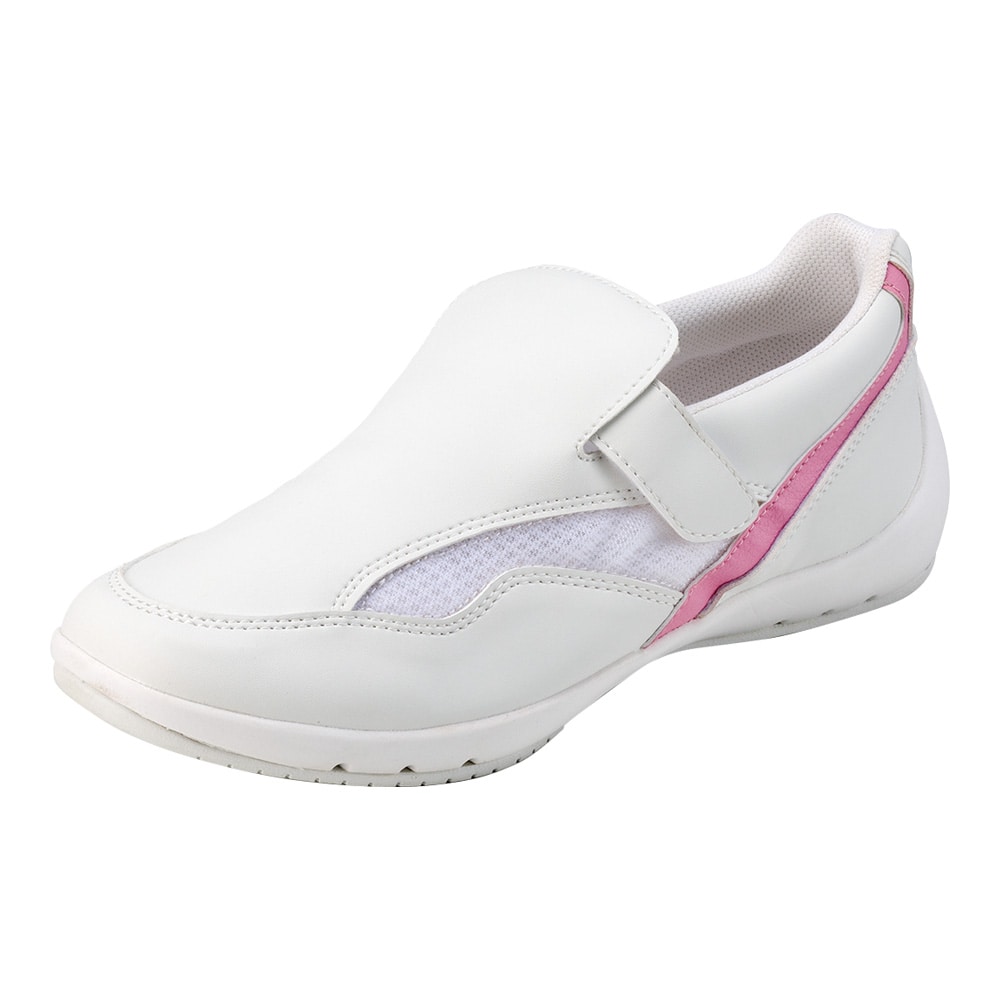 ナガイレーベン ビタミンシューズ（女性用） 25.0cm ピンク MN410 25P 1足（ご注文単位1足）【直送品】