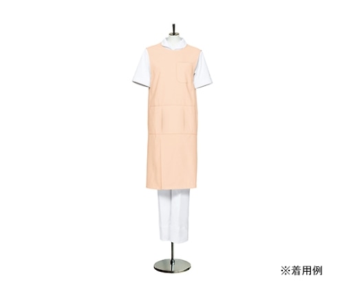 住商モンブラン 予防衣 ノースリーブ シェルピンク 74-539 L 1枚(ご注文単位1枚)【直送品】