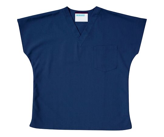 サンアロー 手術衣(男女兼用スクラブ) ネイビー LL 136-98 LL 1枚(ご注文単位1枚)【直送品】
