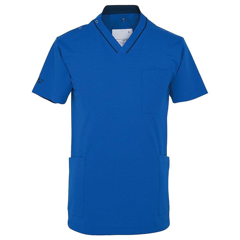 YONEX（トンボ） スクラブ ロイヤルブルー 3L（身丈76cm） CY805-85 3L 1枚（ご注文単位1枚）【直送品】